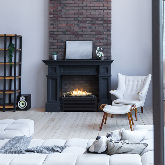 Planika Basket Fire Logs – Bioetanolpeis med vedkubbesett