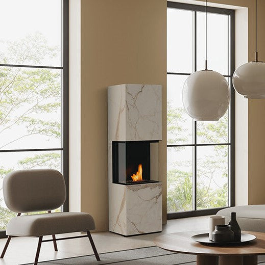 Planika Rock Core – Frittstående bioetanolpeis